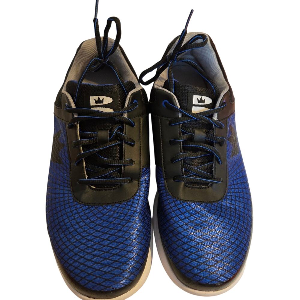 Brunswick Bowling Shoes Frenzy men's sz 12 Great condition! Black & Royal Blue